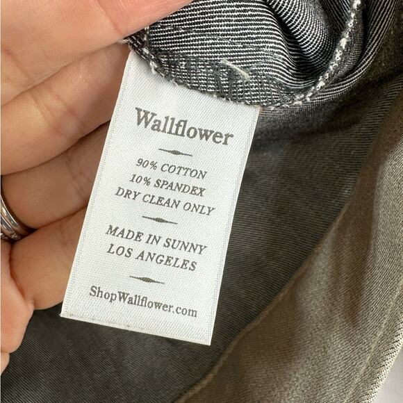 Wallflower San Francisco Vintage Metallic Gold Fringe Denim Jacket – Size Small - Picture 7 of 7